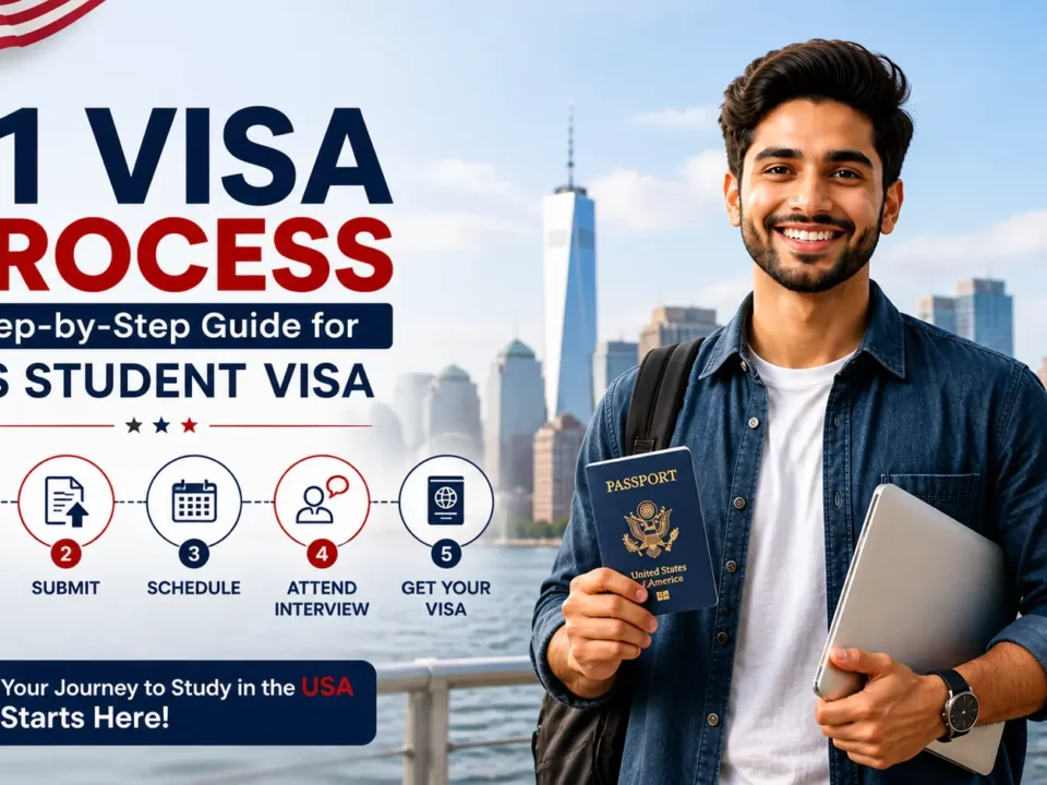 F1 visa application process 2026 step by step guide for Indian students