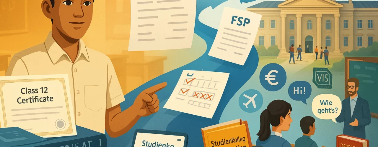 Pathway from 12th to Studienkolleg