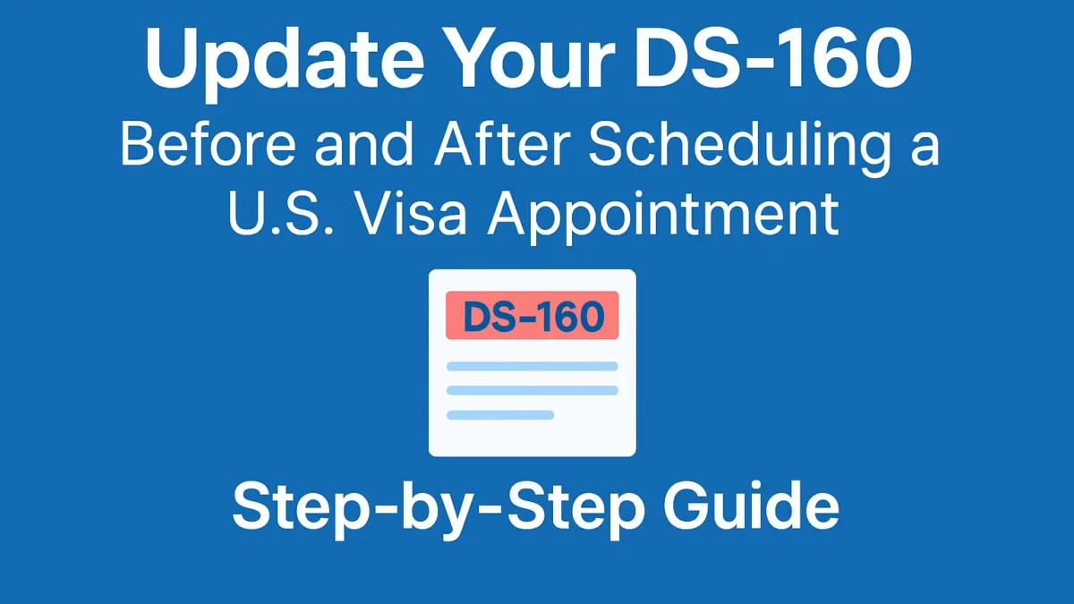 Update your DS‑160