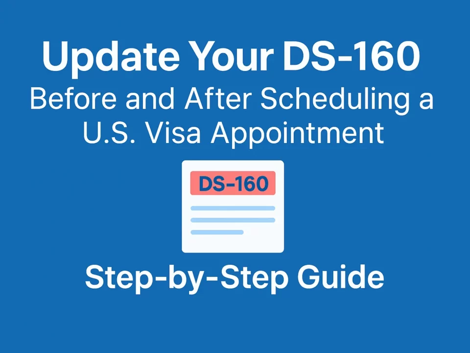 Update your DS‑160