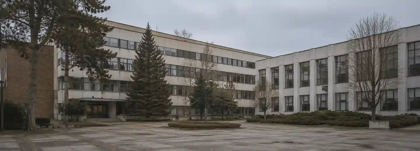 A university faculty building in Poland